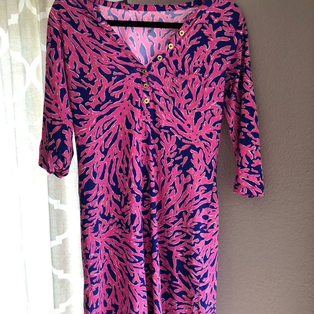 Lilly Pulitzer Did you catch that Palmetto dress S